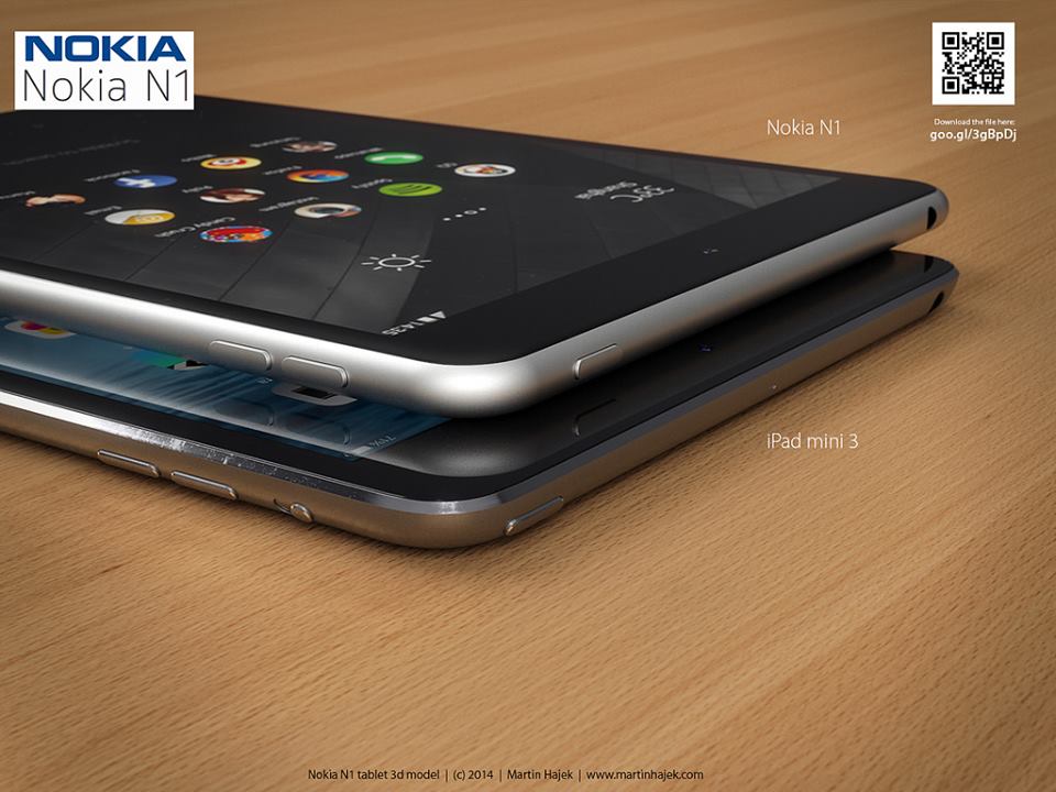 Nokia N1 vs ipad mini 3